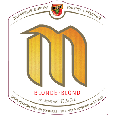 5410702000140 Moinette Blonde - 150cl Bière refermentée en bouteille Sticker Front